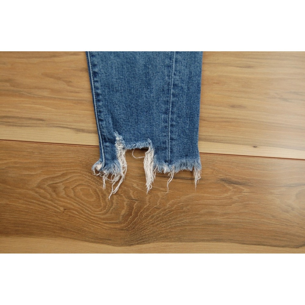 Flying Monkey Jeans‎ Womens 26 Blue High Rise Distressed Raw Hem Ankle F4068 - Picture 5 of 15